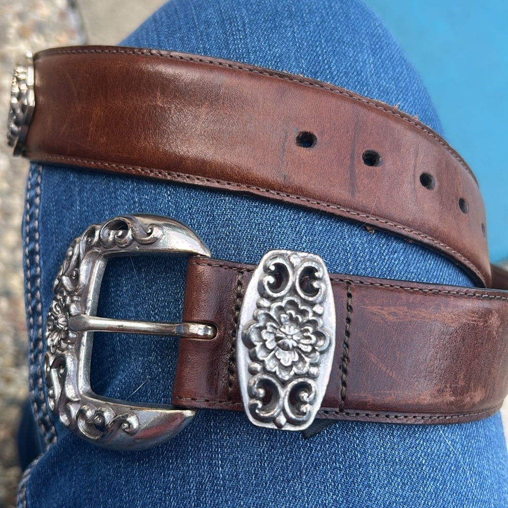 Vintage 1994 Brighton leather belt size M